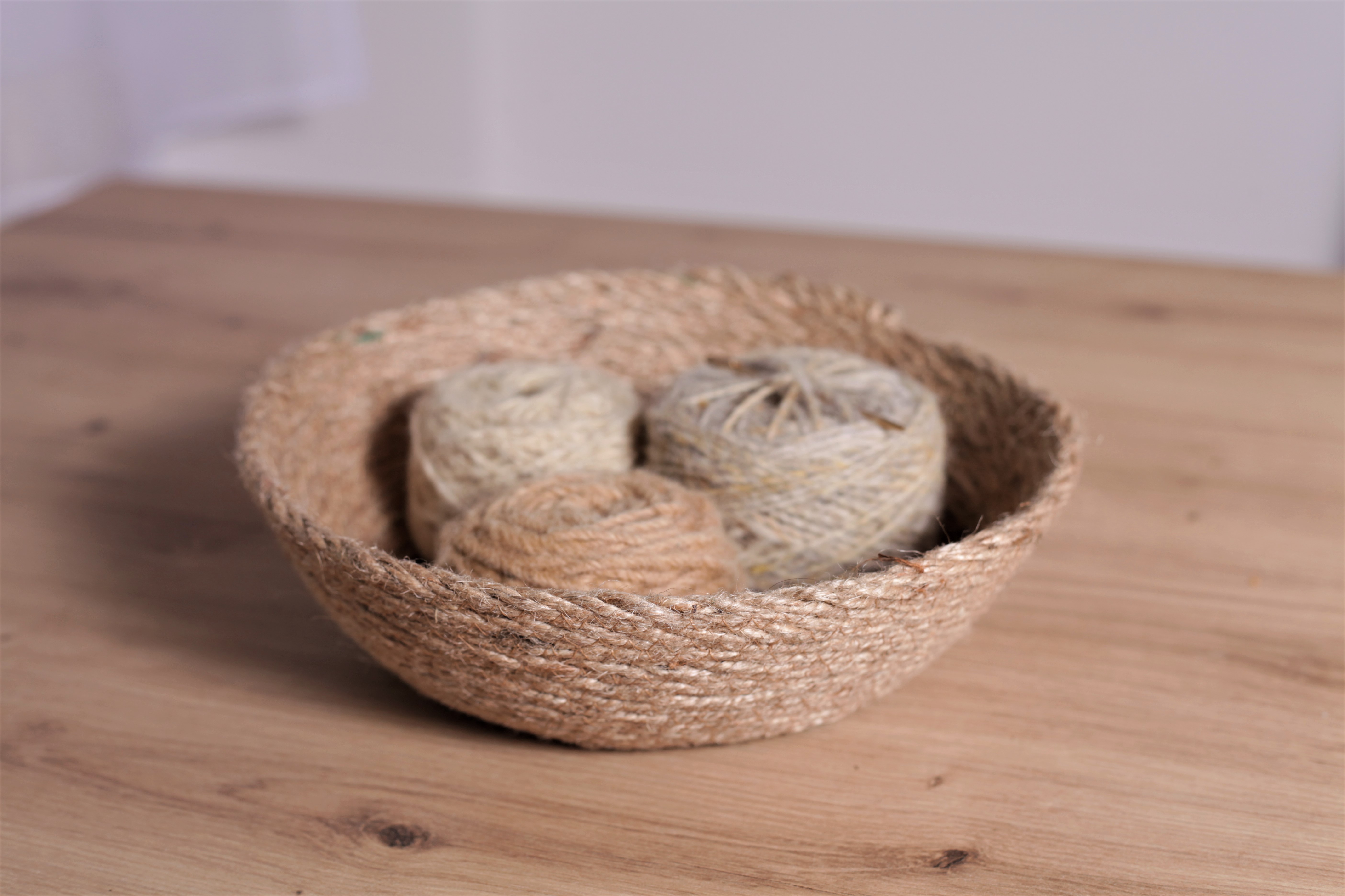Körbchen aus Jute Körbchen aus Jute