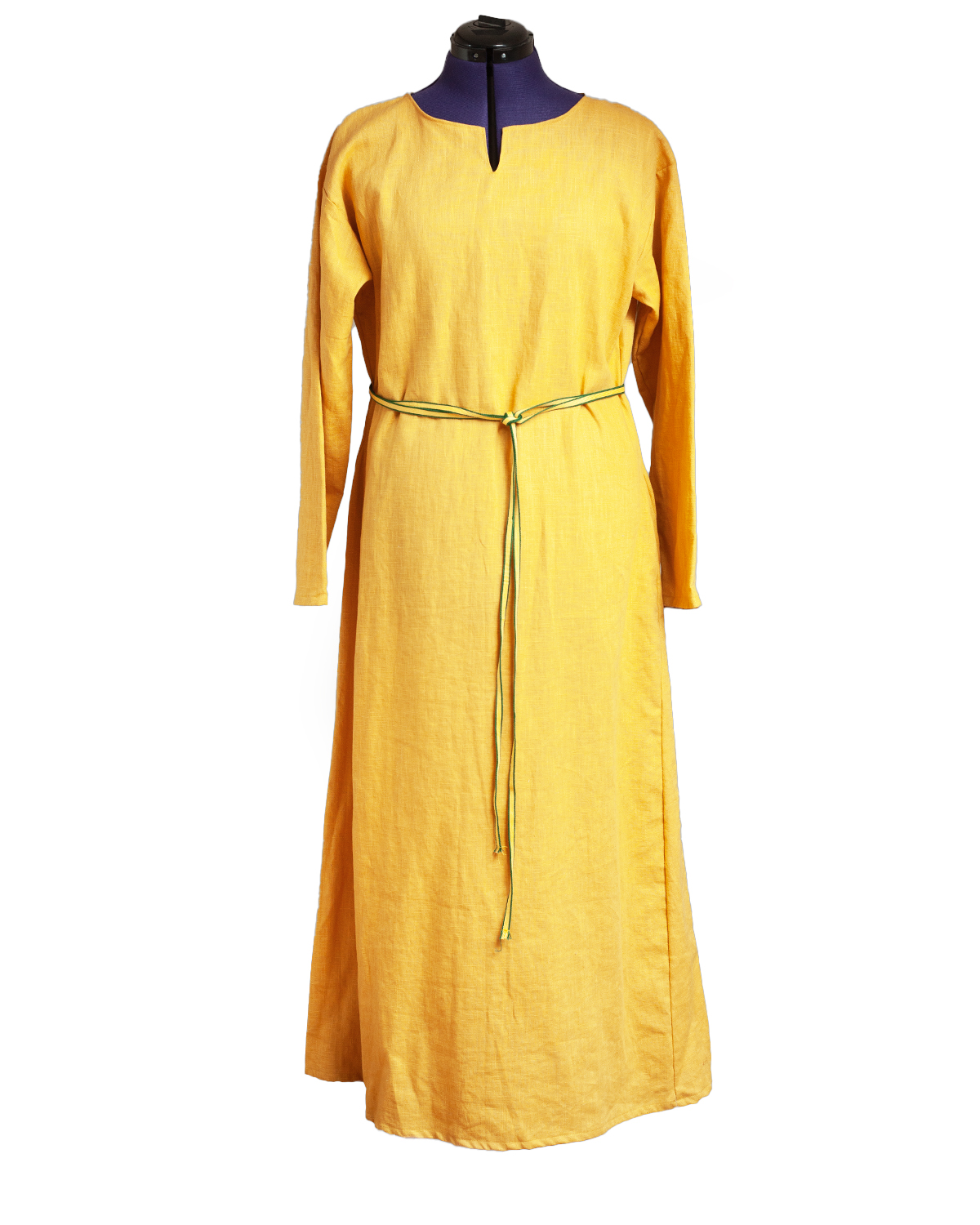 Leinenkleid für Frauen gelb Leinenkleid für Frauen gelb