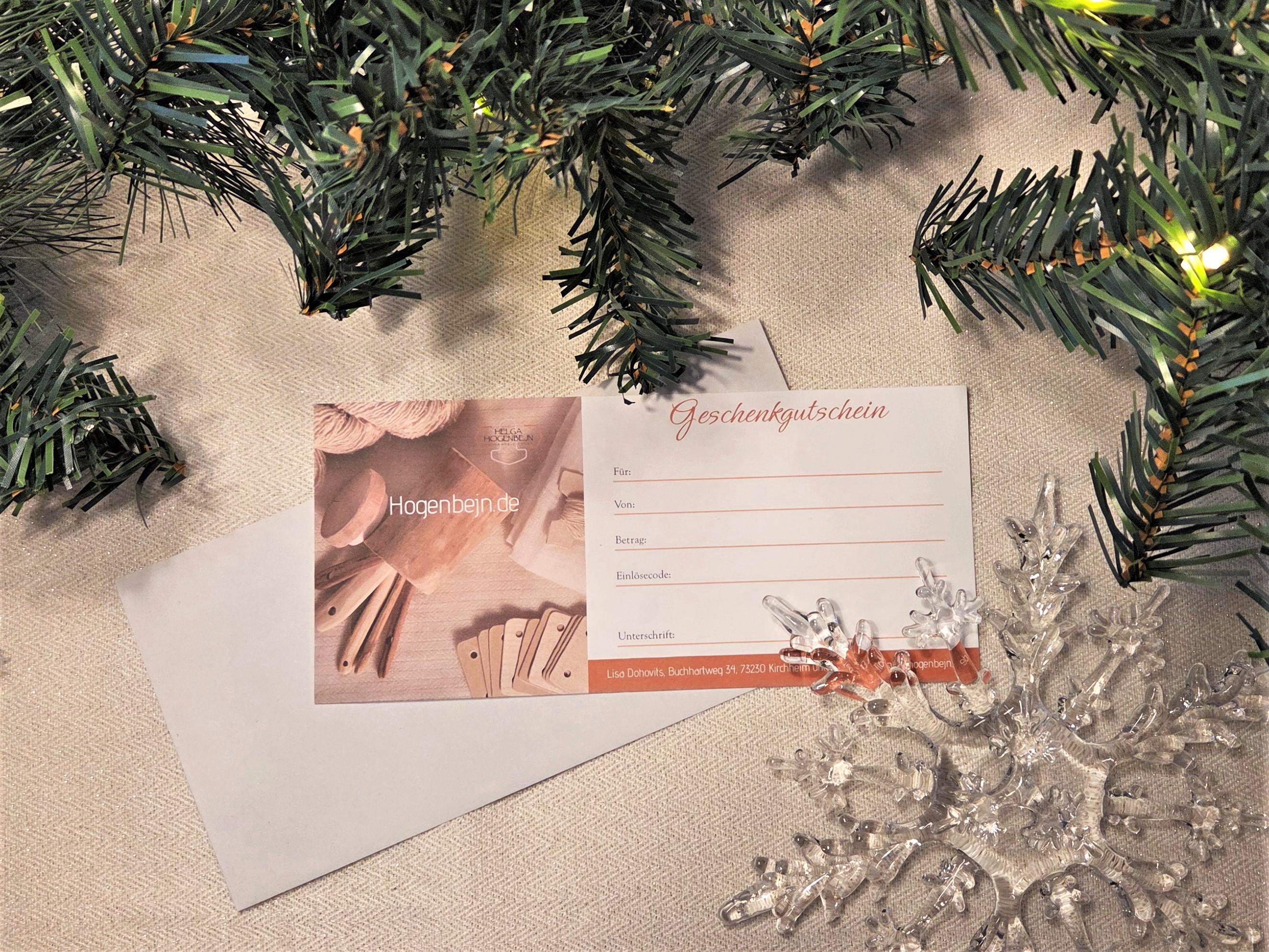 Geschenk Gutschein